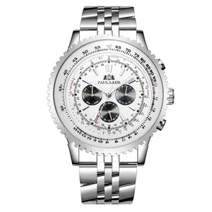 Mens Mechanical Self Wind Bracelet Watch