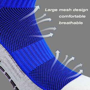 Mens Athletic Non Slip Contrast Colours Socks