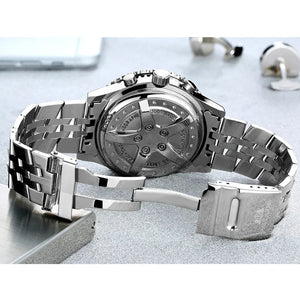 Mens Mechanical Self Wind Bracelet Watch
