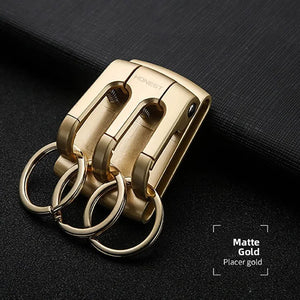 Leather Belt Keychain