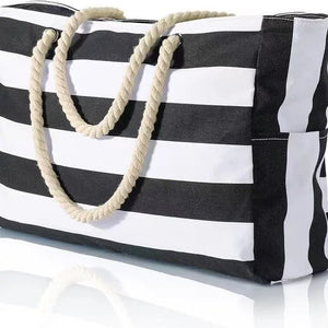 Large Stripes Beach Bag