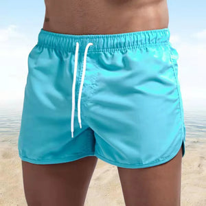 Mens Solid Colours Swimwear Shorts