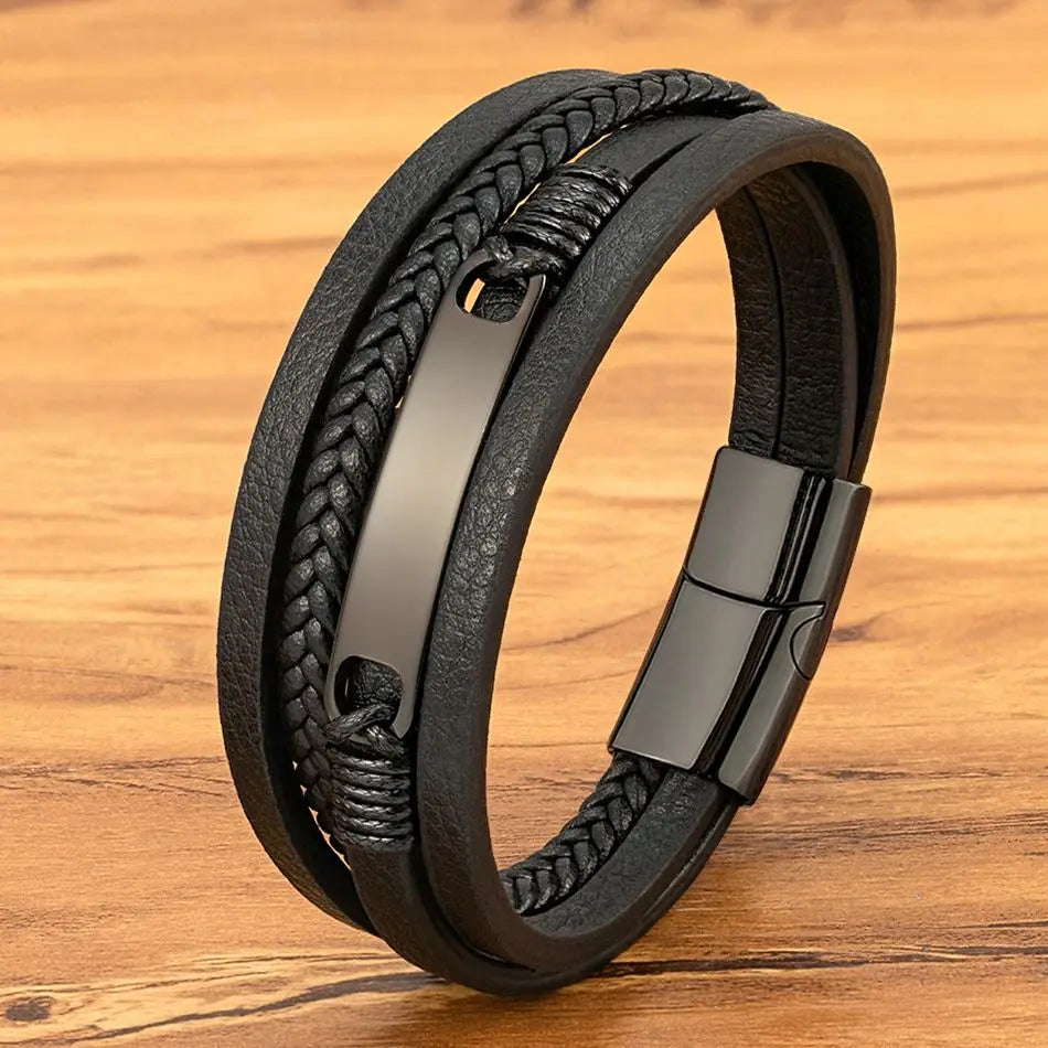 Unisex Multi-layer Braided Wrap Bracelet