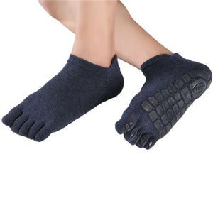 Mens Anti Slip Fingers Ankle Socks