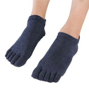 Mens Anti Slip Fingers Ankle Socks