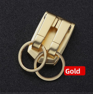 Leather Belt Keychain