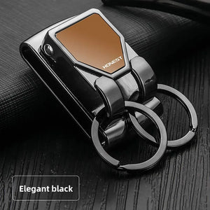 Leather Belt Keychain