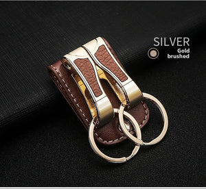 Leather Belt Keychain