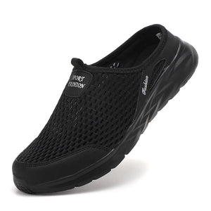Mens Slip-Ons Breathable Mesh Shoes