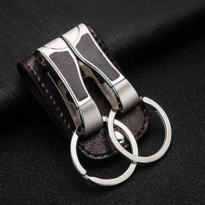 Leather Belt Keychain