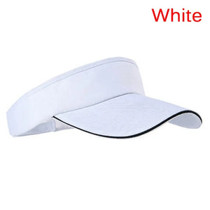 Unisex Soild Hue Visor with Solid Hue Trim