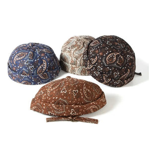 Unisex Vintage Brimless Pasley Scull Cap