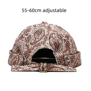 Unisex Vintage Brimless Pasley Scull Cap