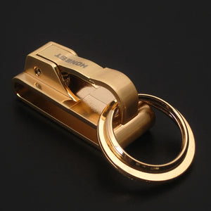 Leather Belt Keychain