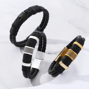 Mens Magnetic Buckle Clasp Bracelet