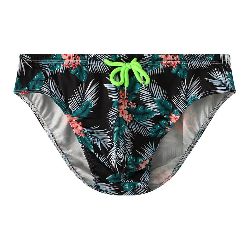 Mens Floral Swimming Trunks