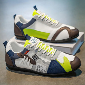 Mens Multicolors Patches Sneakers