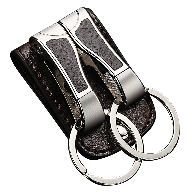 Leather Belt Keychain