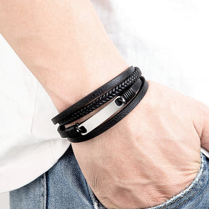 Unisex Multi-layer Braided Wrap Bracelet