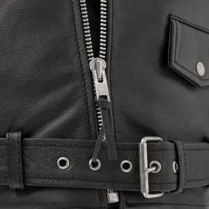 Mens Slim Fit Bikers Jacket