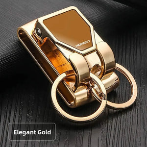 Leather Belt Keychain