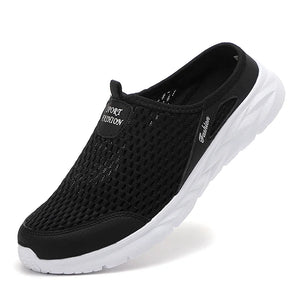 Mens Slip-Ons Breathable Mesh Shoes