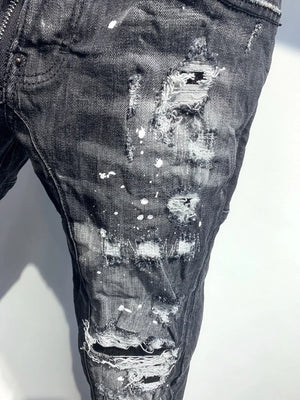 Mens Weathered Jeans