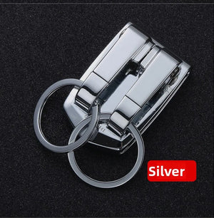 Leather Belt Keychain