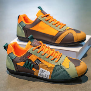 Mens Multicolors Patches Sneakers