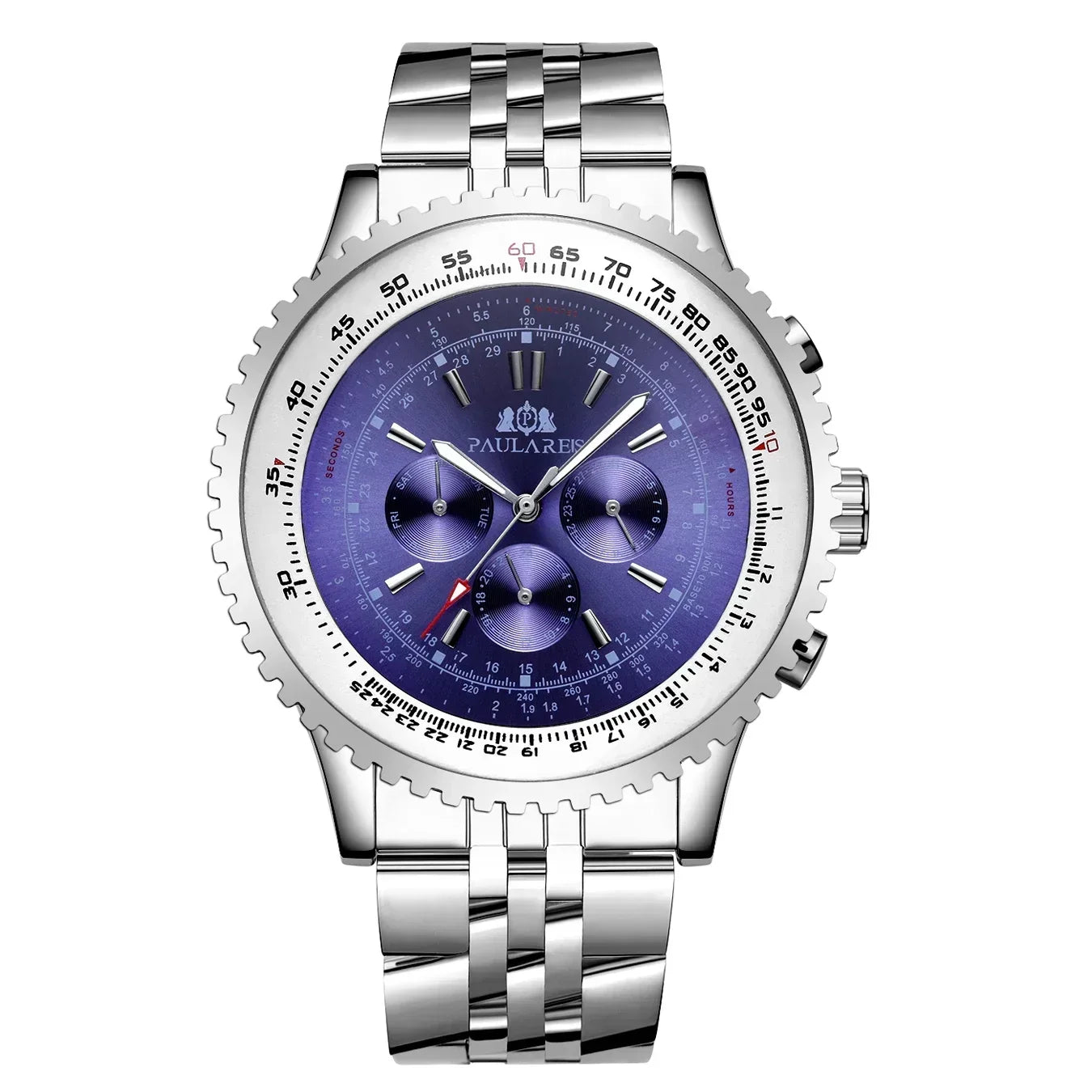 Mens Mechanical Self Wind Bracelet Watch