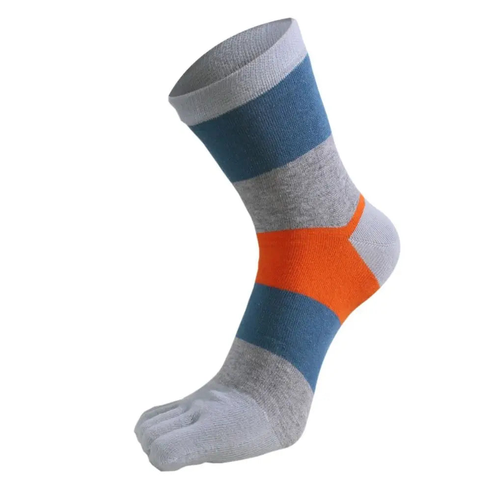 Mens Multicolour Five Finger Socks