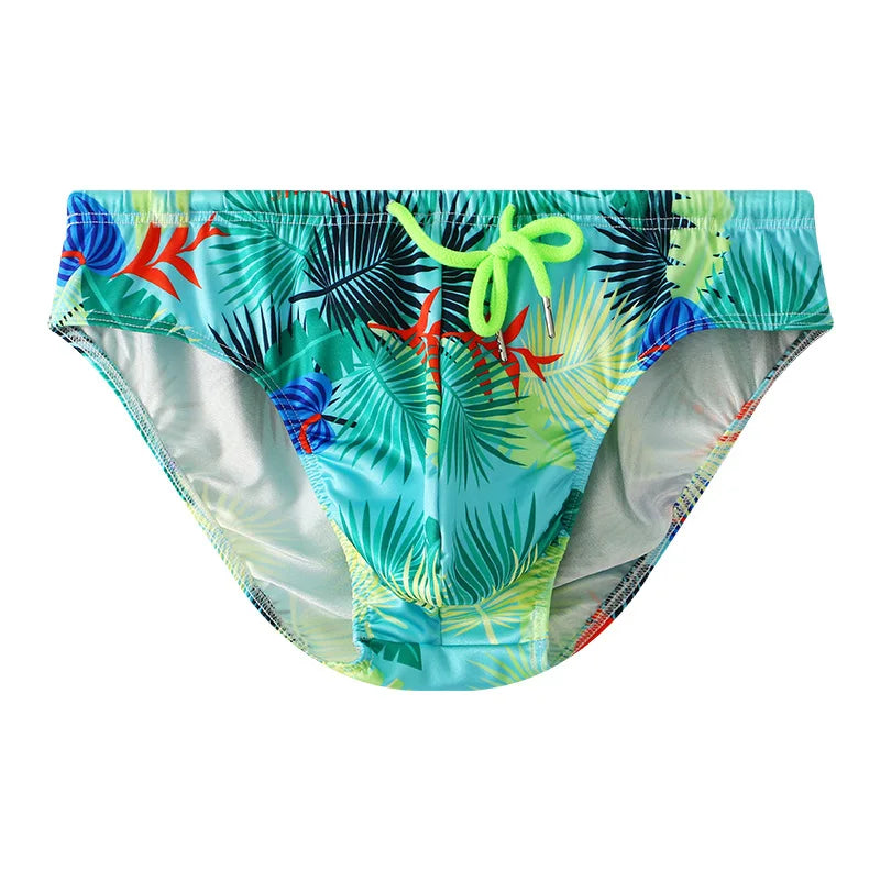 Mens Floral Swimming Trunks