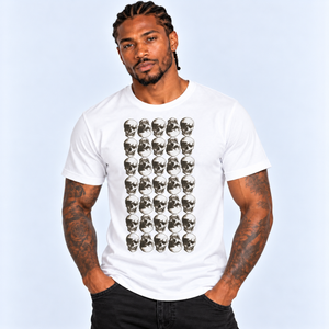 Grid Skull T-Shirt