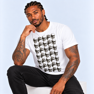 Grid Skull T-Shirt