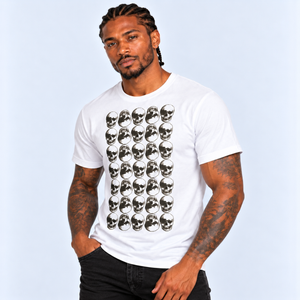 Grid Skull T-Shirt