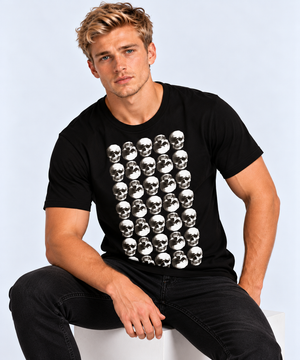 Grid Skull T-Shirt