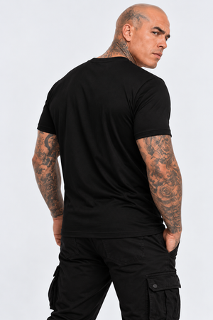 Mens Mono Abstract Tee T049 Tee by Robert Bowen