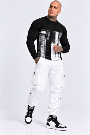 Mens Mono T049 Long Sleeves Tee by Robert Bowen