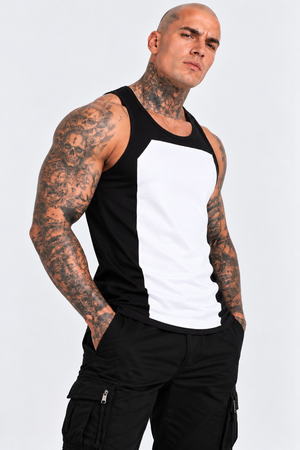 Block Cut Vest
