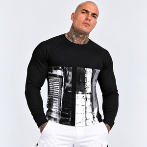 Mens Mono T049 Long Sleeves Tee by Robert Bowen