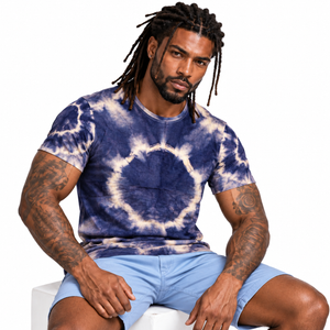 Sunburst Tie-Dye All-Over Print Men's Athletic T-shirt designed by Robert Bowen