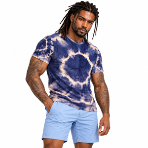 Sunburst Tie-Dye All-Over Print Men's Athletic T-shirt designed by Robert Bowen