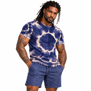 Sunburst Tie-Dye All-Over Print Men's Athletic T-shirt designed by Robert Bowen