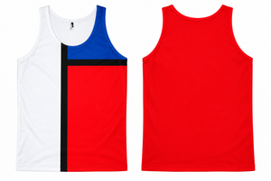 London Colour Block Sleeveless Vest V2