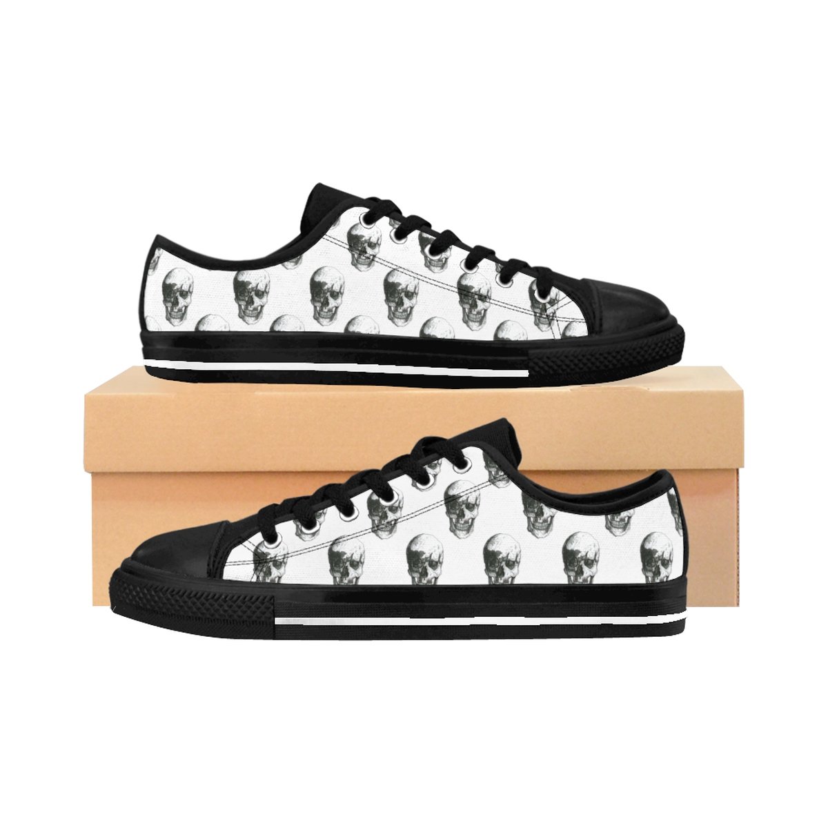 Men's Polka Skulls Sneakers by Robert Bowen - Robert Bowen Tees