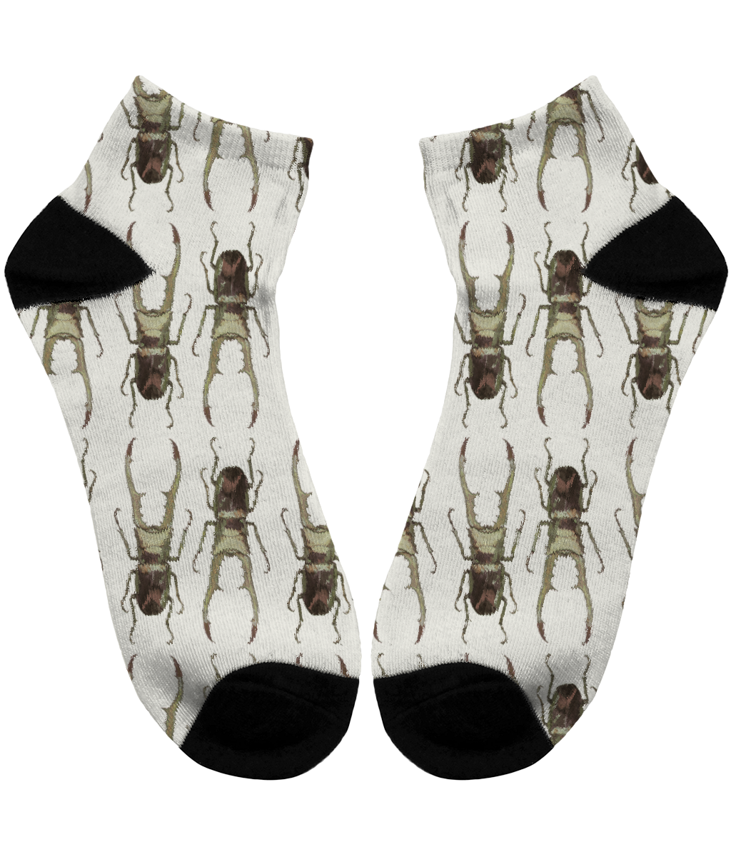 Men's Subli Ankle Socks Stag Beetle by Robert Bowen - Robert Bowen Tees