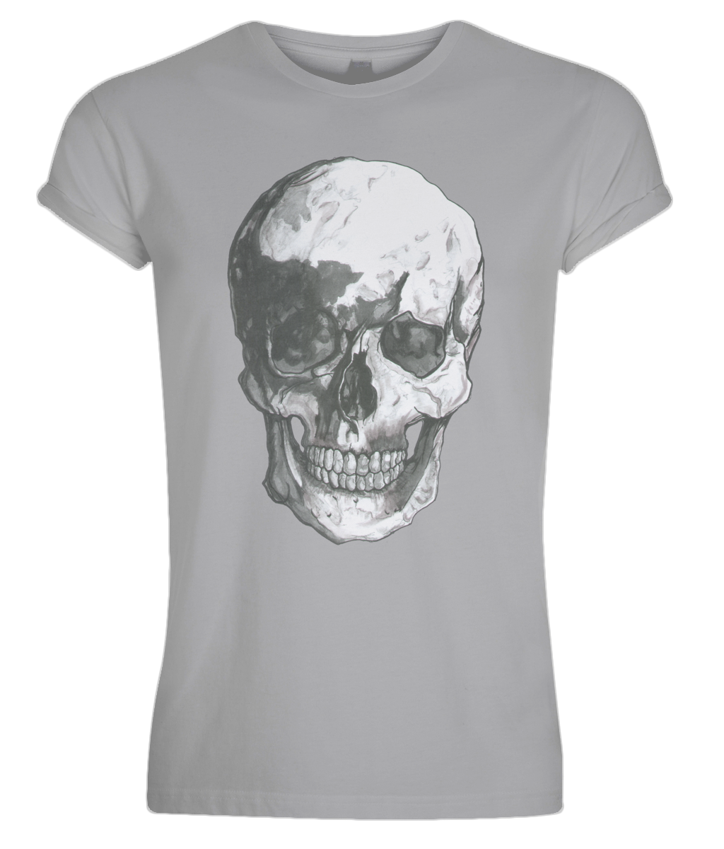 Men's Skull Rolled Sleeves Tee by Robert Bowen - Robert Bowen Tees