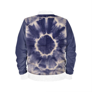 Tie Dye Sunburst Bomber Jacket