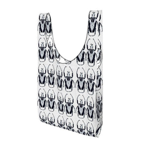 Black & White Beetle by Robert BowenParachute Shopping Bag