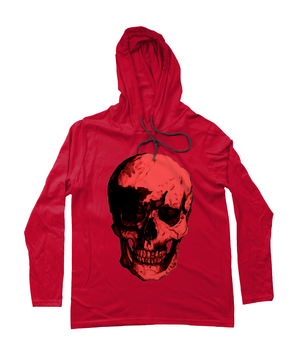 Men's Red Skull Hoodie by Robert Bowen - Robert Bowen Tees